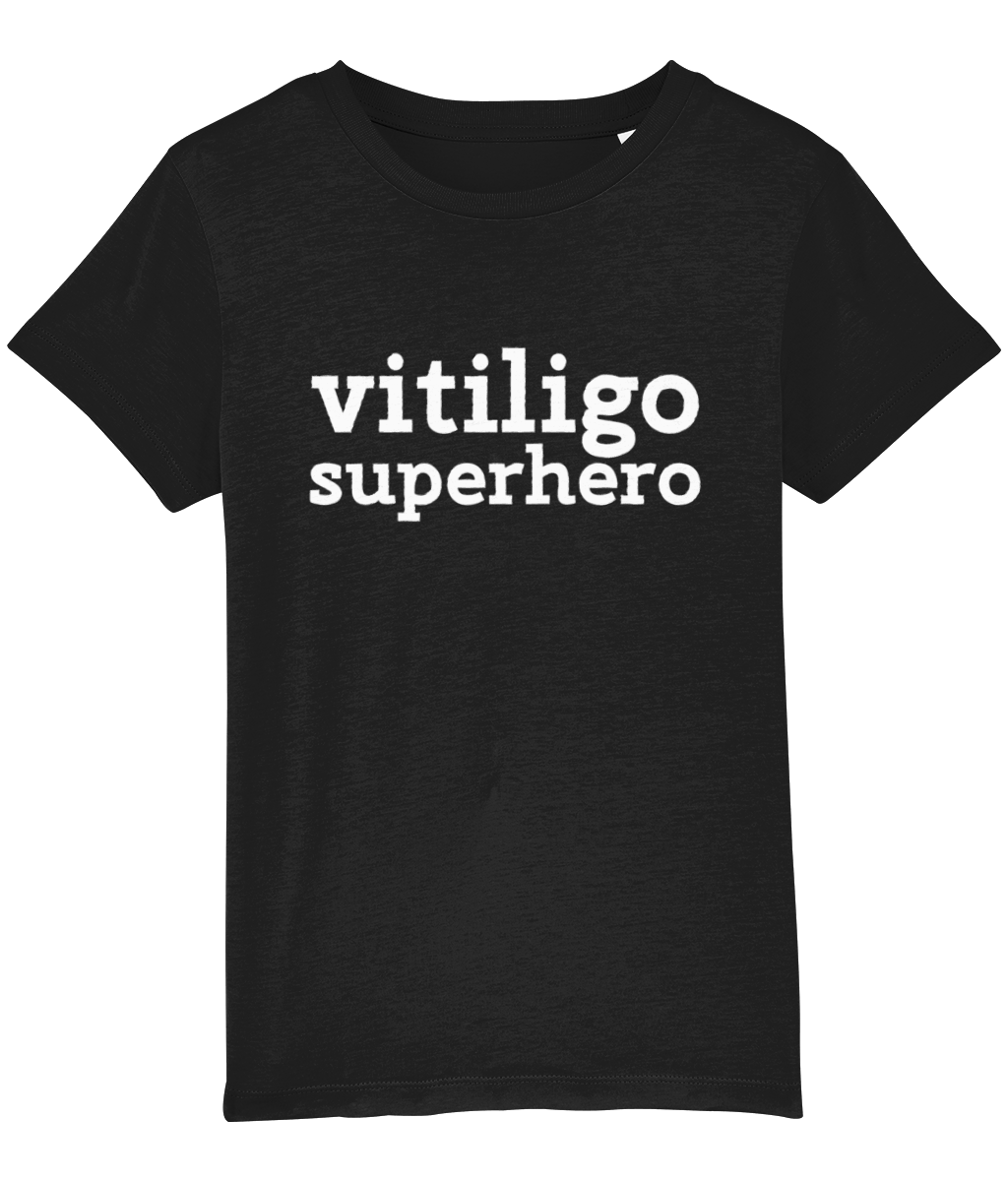 vitiligo superhero Kids Tee Vitiligo Society