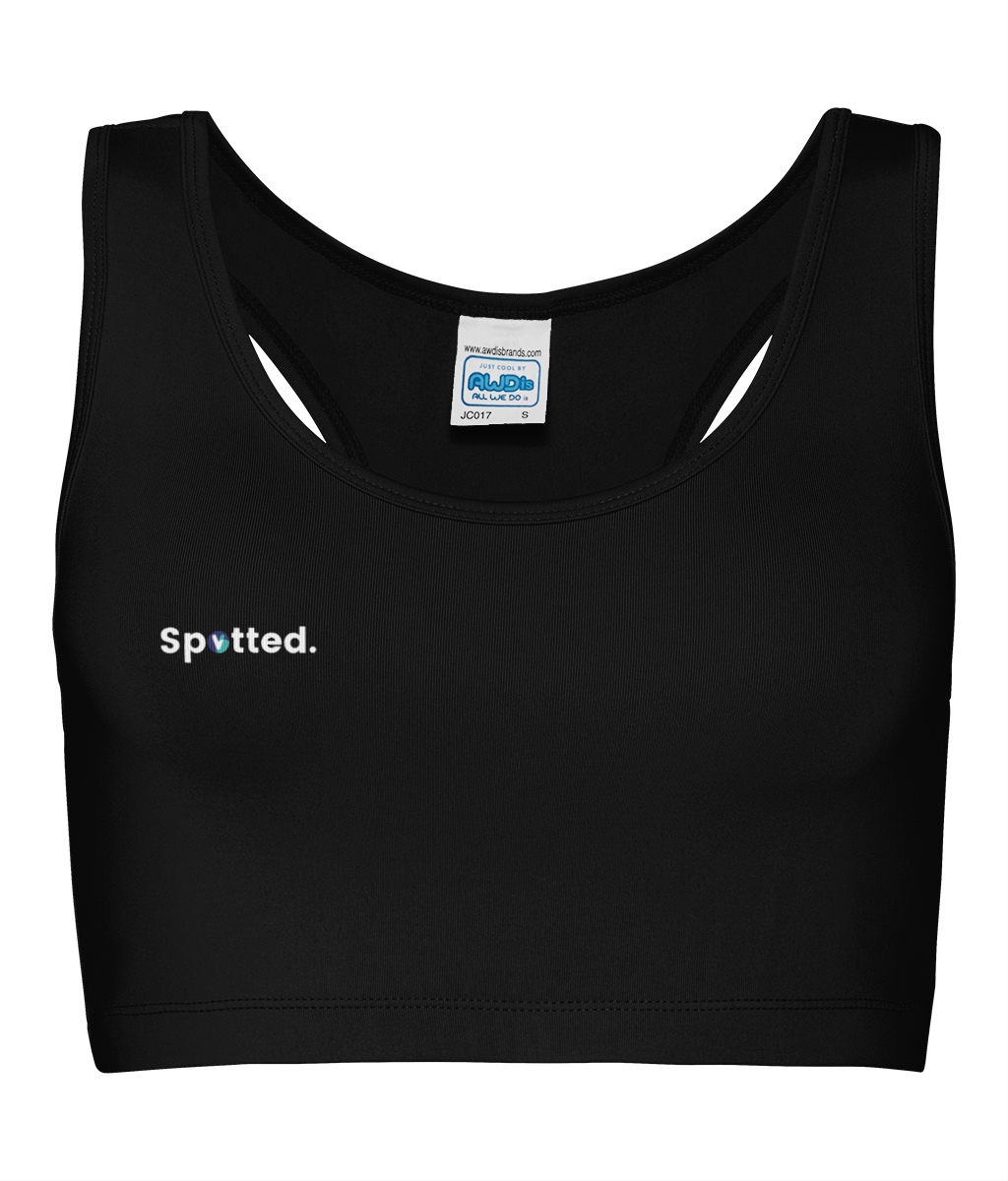 Spotted. Activewear Ladies Sports Cop Top
