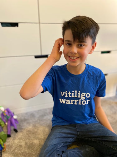vitiligo warrior Kids Tee