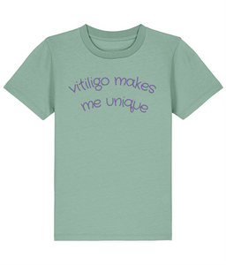 Vitiligo Makes Me Unique Kids Tee