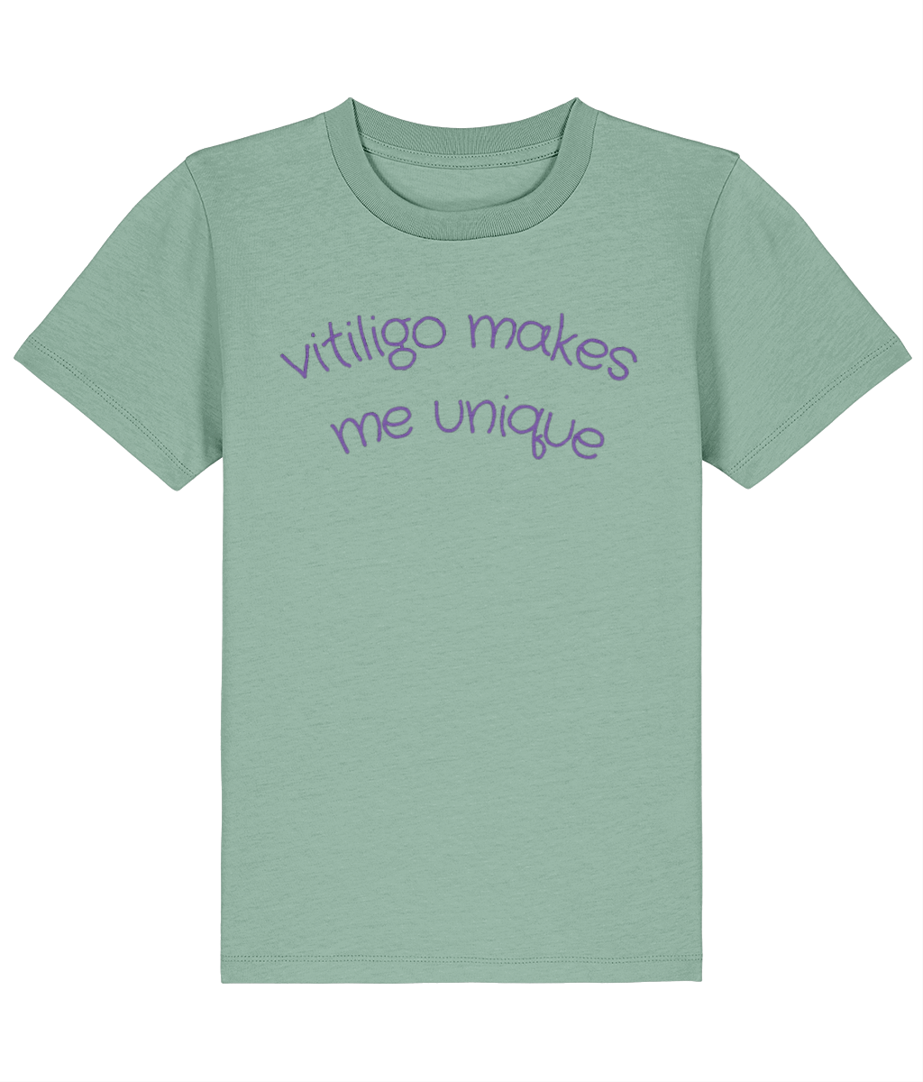 Vitiligo Makes Me Unique Kids Tee