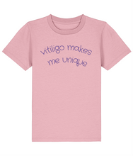 Load image into Gallery viewer, Vitiligo Makes Me Unique Kids Tee