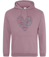 Load image into Gallery viewer, Vitiligo Heart Adult Hoodie