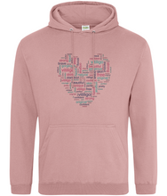 Load image into Gallery viewer, Vitiligo Heart Adult Hoodie