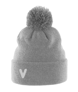 V Pom Pom Beanie