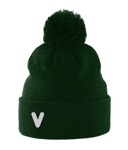 Load image into Gallery viewer, V Pom Pom Beanie