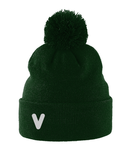 V Pom Pom Beanie