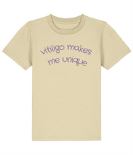 Load image into Gallery viewer, Vitiligo Makes Me Unique Kids Tee