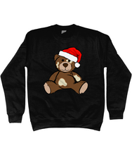 Load image into Gallery viewer, Kids Christmas Vitiligo Bear Jumper