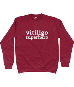 vitiligo superhero Kids Sweatshirt