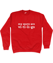 Load image into Gallery viewer, my spots are vi-ti-li-go Kids Sweatshirt