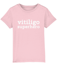 Load image into Gallery viewer, vitiligo superhero Kids Tee