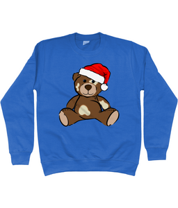 Kids Christmas Vitiligo Bear Jumper