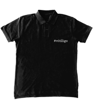 Load image into Gallery viewer, Embroidered #vitiligo Men&#39;s Polo Shirt