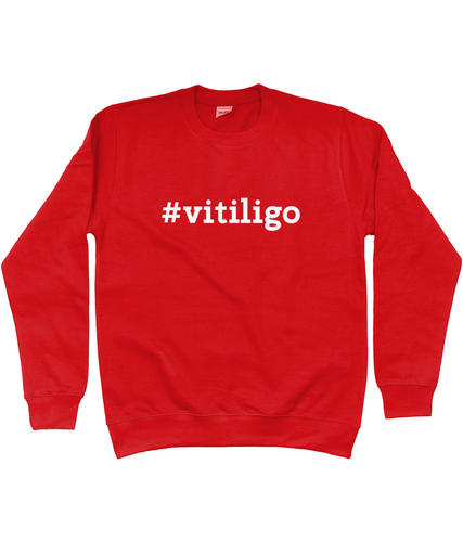 #vitiligo Kids Sweatshirt