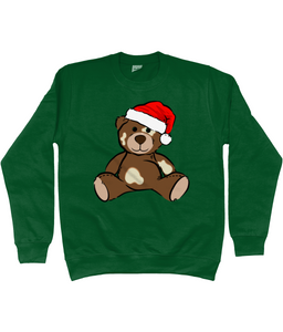 Kids Christmas Vitiligo Bear Jumper