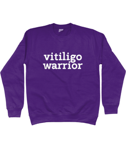 vitiligo warrior Kids Sweatshirt