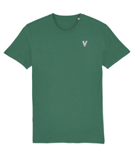 Load image into Gallery viewer, Embroidered V Logo Mens Tee