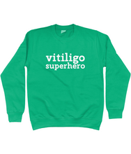 Load image into Gallery viewer, vitiligo superhero Kids Sweatshirt