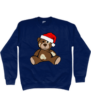 Load image into Gallery viewer, Kids Christmas Vitiligo Bear Jumper