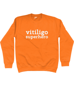 vitiligo superhero Kids Sweatshirt
